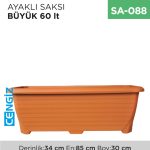AYAKLI SAKSI BÜYÜK 60 LT (TABAKSIZ) (521)