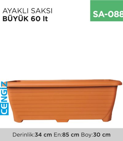 AYAKLI SAKSI BÜYÜK 60 LT (TABAKSIZ) (521)