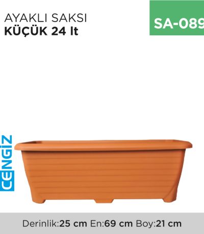 AYAKLI SAKSI KÜÇÜK 24 LT (TABAKSIZ) (522)