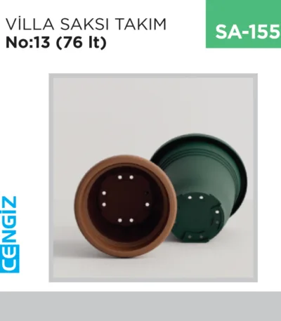 VİLLA SAKSI  TAKIM NO:13 (76 LT)(V513)