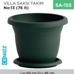 VİLLA SAKSI  TAKIM NO:13 (76 LT)(V513)