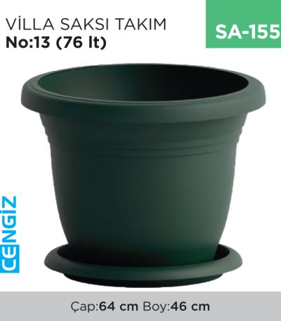 VİLLA SAKSI  TAKIM NO:13 (76 LT)(V513)