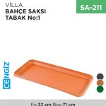 VİLLA BAHÇE SAKSI TABAK NO:1
