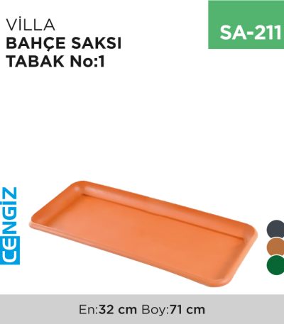 VİLLA BAHÇE SAKSI TABAK NO:1