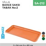 VİLLA BAHÇE SAKSI TABAK NO:2
