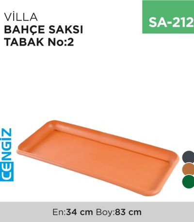 VİLLA BAHÇE SAKSI TABAK NO:2