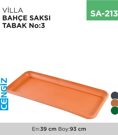 VİLLA BAHÇE SAKSI TABAK NO:3