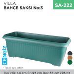VİLLA BAHÇE SAKSI NO:3 TABAKSIZ (95 LT)