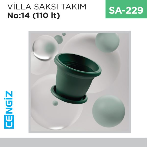 VİLLA SAKSI NO:14 TABAKSIZ (110 LT) (V514)