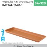 BALKON TOPRAK SAKSI BATTAL TABAK