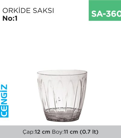 ORKİDE SAKSI NO:1 (0.7 LT) (OR01)