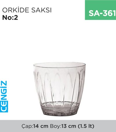 ORKİDE SAKSI NO:2 (1.5 LT) (OR02)