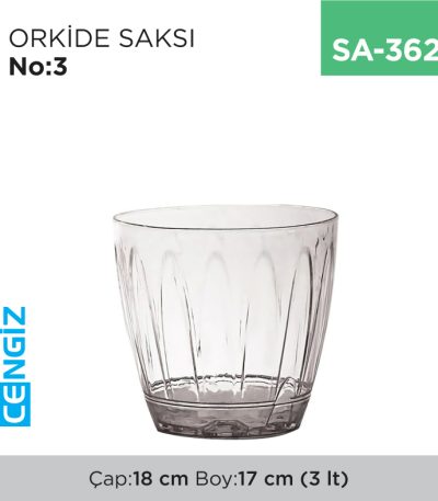 ORKİDE SAKSI NO:3 (3 LT) (OR03)