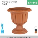 NERGİS SAKSI NO:3 (47 LT) (N003)