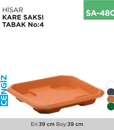 HİSAR KARE SAKSI TABAK NO:4 (HKT4)
