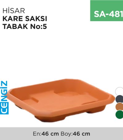 HİSAR KARE SAKSI TABAK NO:5 (HKT5)