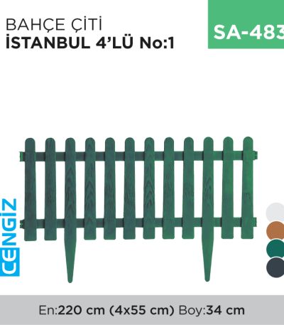 BAHÇE ÇİTİ İSTANBUL NO:1 4LÜ (İBÇ1)