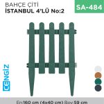 BAHÇE ÇİTİ İSTANBUL NO:2 4LÜ (İBÇ2)
