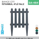 BAHÇE ÇİTİ İSTANBUL NO:2 4LÜ (İBÇ2)