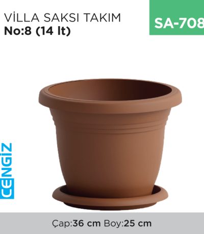 VİLLA SAKSI TAKIM NO:8  (14 LT) (V508)