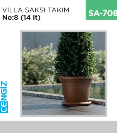 VİLLA SAKSI TAKIM NO:8  (14 LT) (V508)