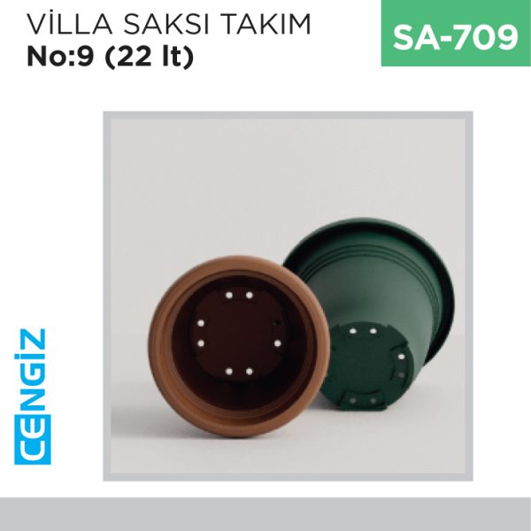 VİLLA SAKSI TAKIM NO:9  (22 LT) (V509)