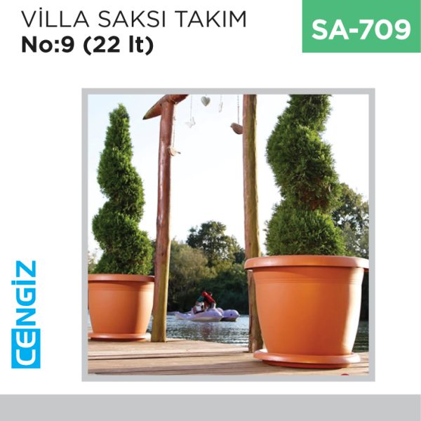 VİLLA SAKSI TAKIM NO:9  (22 LT) (V509)