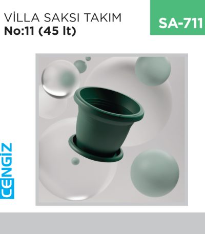VİLLA SAKSI TAKIM NO:11 (45 LT) (V511)