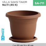 VİLLA SAKSI TAKIM NO:11 (45 LT) (V511)