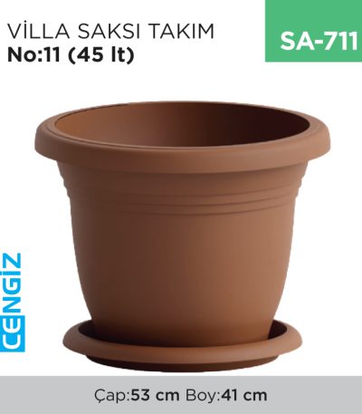 VİLLA SAKSI TAKIM NO:11 (45 LT) (V511)