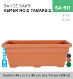 BAHÇE SAKSI KEMER NO:5(TABAKSIZ)(KBT0502102&amp;3)