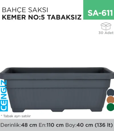BAHÇE SAKSI KEMER NO:5(TABAKSIZ)(KBT0502102&amp;3)
