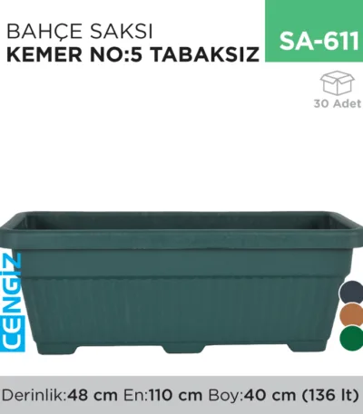 BAHÇE SAKSI KEMER NO:5(TABAKSIZ)(KBT0502102&amp;3)