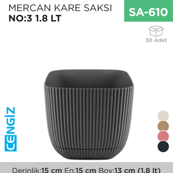MERCAN KARE SAKSI NO:3 1.8 LT (KRS-383)