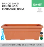 BAHÇE SAKSI KEMER NO:5(TABAKSIZ)(KBT0502102&amp;3)