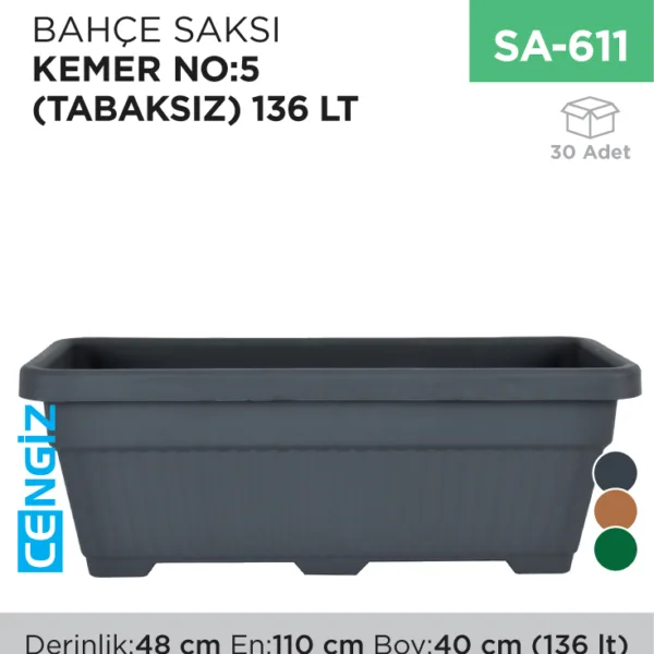 BAHÇE SAKSI KEMER NO:5(TABAKSIZ)(KBT0502102&amp;3)