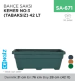 BAHÇE SAKSI KEMER NO:3 (TABAKSIZ) (42 LT) (KBS3)