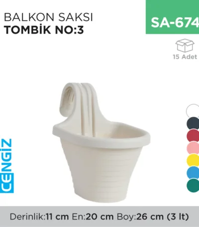 BALKON SAKSI TOMBİK NO:3 (3 LT)(TOM3)