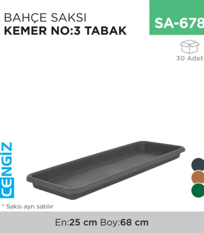 BAHÇE SAKSI KEMER NO:3 TABAK (KBS3)