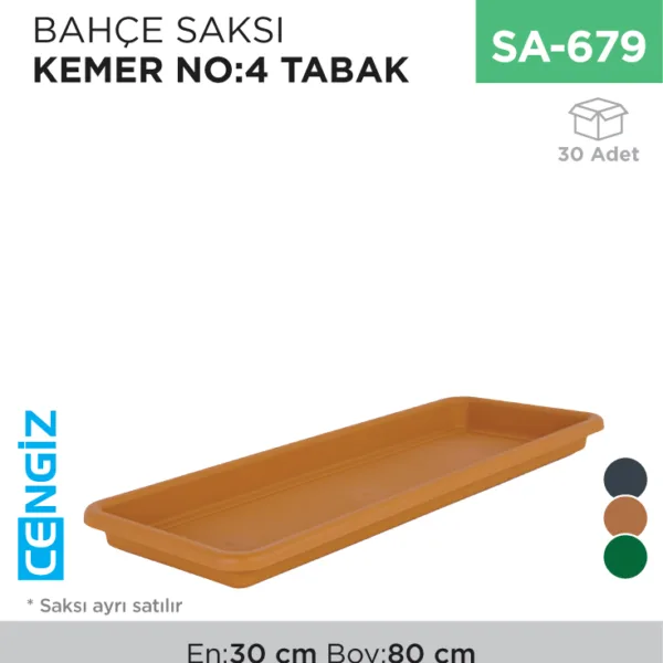 BAHÇE SAKSI KEMER NO:4 TABAK (KBS4)