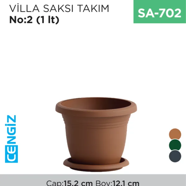 VİLLA SAKSI TAKIM NO:2  (1 LT) (V502)