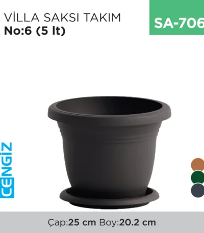VİLLA SAKSI TAKIM NO:6  (5 LT) (V506)