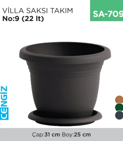 VİLLA SAKSI TAKIM NO:9  (22 LT) (V509)