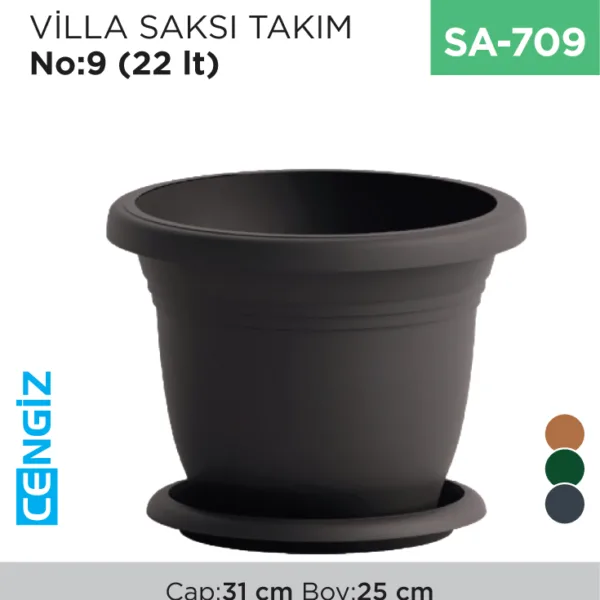 VİLLA SAKSI TAKIM NO:9  (22 LT) (V509)