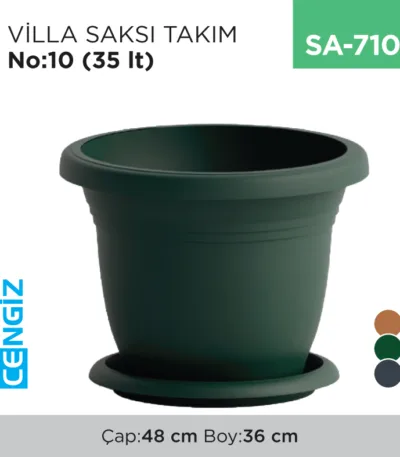 VİLLA SAKSI TAKIM  NO:10 (35 LT) (V510)