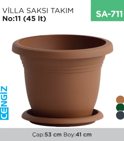 VİLLA SAKSI TAKIM NO:11 (45 LT) (V511)