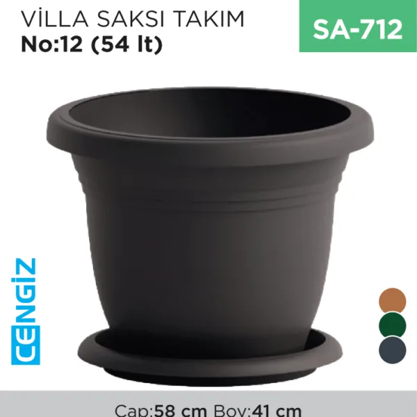 VİLLA SAKSI NO:12 (54 LT) (V512)